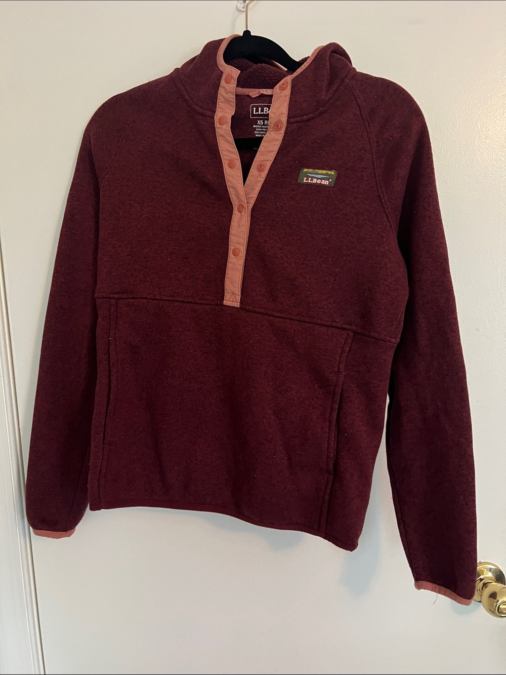 Hooded L. L. Bean women’s fleece